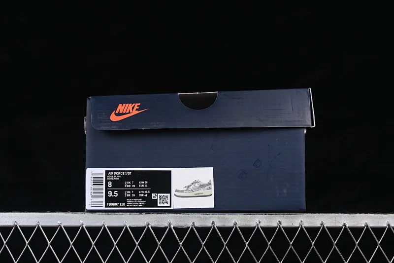 All categories Nk Air Force 1 Air Force series Nk Air Force 1 Low Air Force low-top Nike Air Force 1'07 Low "Dark Gothic Graffiti" Hand-painted graffiti Dark graffiti Air Force 1 low-top casual sneakers FB0607-110